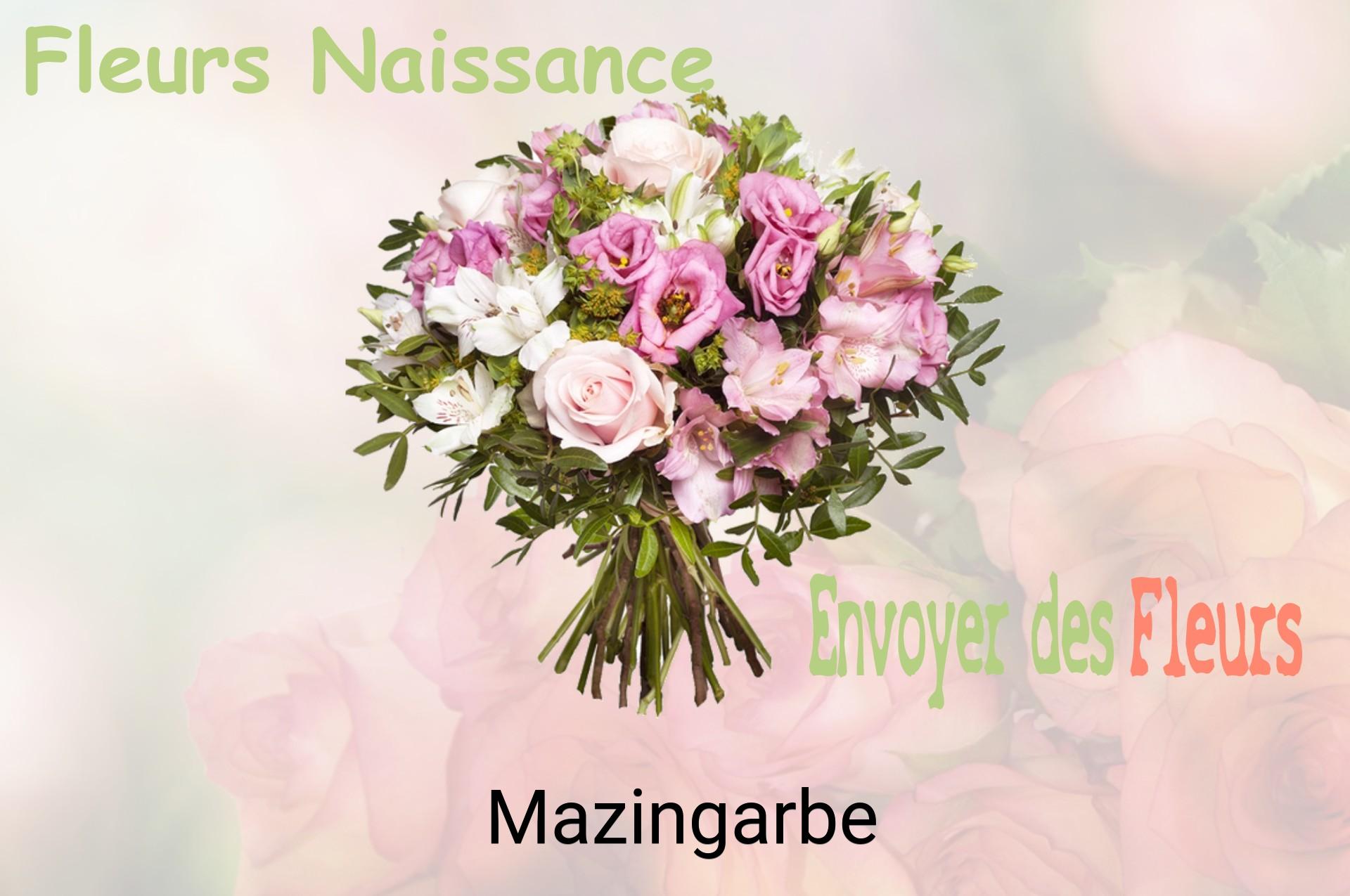Bouquet de fleurs de naissance livré à Mazingarbe